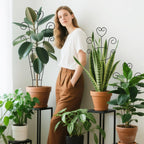 2 Pack 30'' Large Metal Plant Trellis for Climbing Plants
