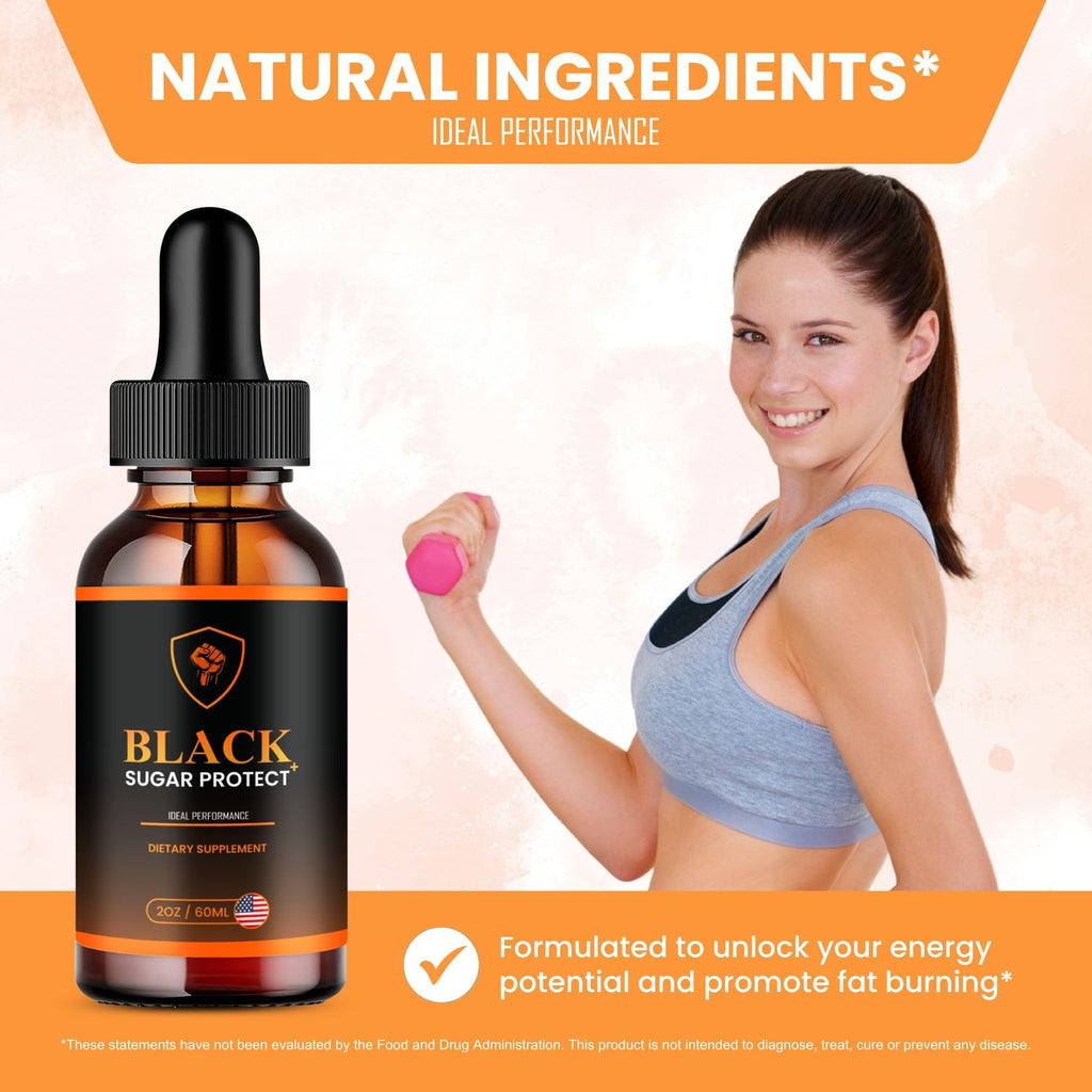 IDEAL PERFORMANCE Black Sugar Protect Drops, BlackSugarProtect Droppers Reviews (5 Pack)