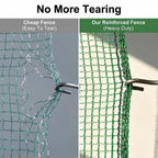 Tilvex 6.6x100ft Plastic Mesh Fencing,0.4in Mesh Deer Fence
