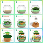 Dinosaur Toys for Kids - Dinosaurs Terrarium Kit for Kids - Birthday Christmas Gifts for Boy Ages 4 5 6 7 8-12 Year Old - DIY Dino Toys for Boys - Arts and Crafts Kit for Kid