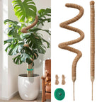 Moss Pole Monstera Plant Support 2 Pack 63 Inch Bendable Monstera Support