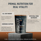 FORGEBODY Beef Organ Capsules 100% Grass Fed Beef Organ Complex Supplement with Blend of Liver, Heart, Bone Marrow, Pancreas & Testicles - Supports Body Health & Brain Function [3 Months]