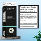 Hernia Health Dietary Supplement - Extract from 24 Plants for Digestive Support - Herbal Hernia Support Drops - Strengthens Weak Tissues and Aids with Hernias I Hernisole