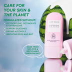Glow Recipe Dew Shield Korean Face Sunscreen SPF 30 - Hydrating Moisturizer & Dewy, Lightweight Sunscreen - Formulated with Broad Spectrum UV Protection with No White Cast or Pilling (15ml)