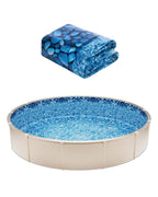VEVOR 18-ft Round Above Ground Pool Liner, Unibead Pool Liners, Standard Gauge, 52inch Wall Height, Designed for Steel Sided Above-Ground Swimming Pools