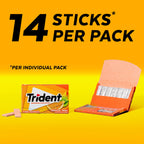Trident Tropical Sugar-Free Gum, 12 Packs of 14 Pieces (168 Total Pieces)