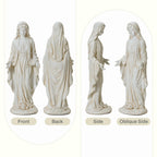 LuxenHome Virgin Mary Statue Outdoor, 29.5'' Large Outdoor Garden Statues