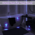 MOWETOO UV Flashlight, Portable Blacklight Flashlight, LED Torch with White and Ultraviolet Light Combo, Black Light Pet Urine Detector for Dog Cat Pee, ID Check, AC Leak, Bed Bug, Rocks, Resin (2)