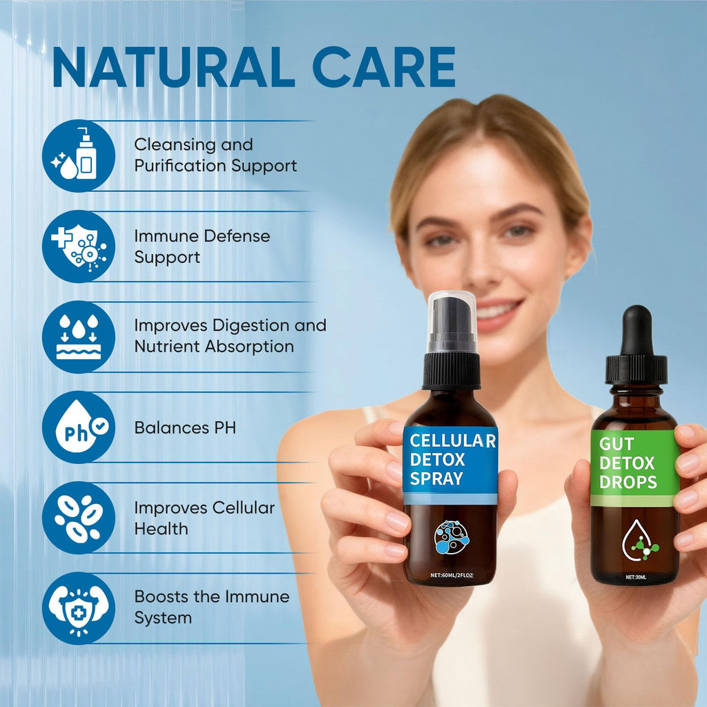 Aacnre Zeolite Detox Pack, Zeolite Drops for Detox & Cleanse, Clinoptilolite Drops & Spray for Adults