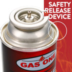 GasOne Butane Fuel Canister, 4 Pack (New Version)