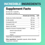 Dr. Berg Gallbladder Formula Extra Strength - with Ox Bile Powder and Conjugated Bile Acid - Digestive Enzymes Proprietary Blend - Full 45-Day Supply - 90 Vegetable Capsules