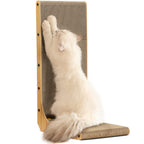 FUKUMARU Cat Scratcher, 26.8 Inch L Shaped Cat Scratch Pad for Indoor Cats