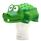 WWD POOL Pool Chlorine Floater, Floating Pool Chlorine Dispenser (Alligator), Fits 1 and 3 Inch Tablets for Large and Small Pools, Spa, Hot Tub