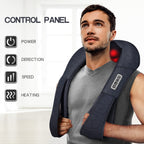 Mo Cuishle Women Men Gifts, Shiatsu Back Shoulder & Neck Massager with Heat