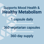 Life Extension Inositol Caps – 1000 mg, Myo-Inositol – Mood Health, Well-Being, Healthy Metabolism, Hormone Balance – Gluten-Free, Non-GMO, Vegetarian – 360 Capsules