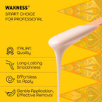 Waxness Russian Pearl Hard Wax Beads 2.2 lb (1 kg) – Rosin-Free Stripless Hard Wax with Creamy Texture and Skin Visibility, Professional Use – Made in Italy