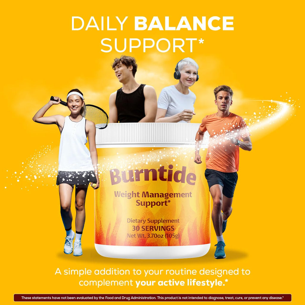 Burntide Powder - Official Burn Tide Advanced Premium Formula with All Natural Ingredients Maximum Strength Vitamins Support for Wellness & Overall Health Reviews, 60 Servings for 1 Month