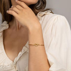 PAVOI Adjustable Bangle Bracelet for Women, 14K Gold Plated, Rose Gold