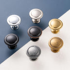 BEROSSA Oil Rubbed Bronze Cabinet Knobs Bronze Drawer Knobs, 10 Pack 1-1/4 Inch, 8222 Round Single Hole Cabinet Pulls for Kitchen Cabinets Drawers Bedroom Dresser Cupboard Bathroom Vanity