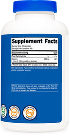 Nutricost Calcium Lactate 2,100mg; 180 Capsules - Vegan, Non-GMO and Gluten Free, 60 Servings