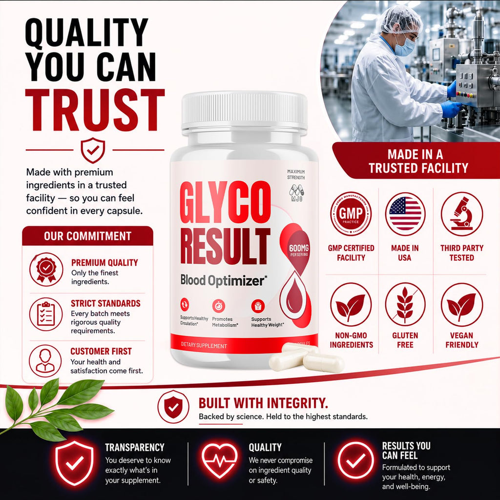 (3 Pack) Glyco Result Capsules, Official GlycoResult Pills with All Natural Ingredients, Advanced Overall Health & Wellness Vitamin Support Supplement with Maximum Multivitamins Support (180 Capsules)