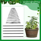 Trellis for Climbing Plants Outdoor, 73inch Tall Plants Trellis Support Metal Garden Trellis for Vegetables Flowers Plants Vine Support