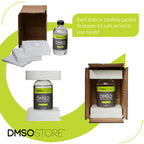 DMSO 8 oz. Glass Bottle Non-diluted 99.995% Pure Low Odor Pharma Grade Liquid Dimethyl Sulfoxide Super High Quality Made by DMSO Store