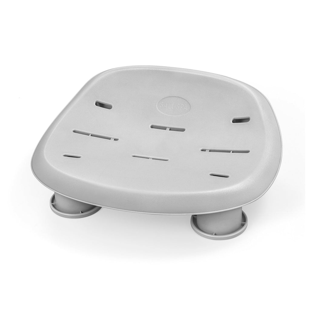 Bestway SaluSpa Underwater Durable Non Slip Swimming Pool and Spa Comfort Seat with Adjustable Height Legs and Weighted Feet, Gray