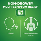 Amazon Basic Care Tussin Severe CF Max Syrup, Multi-Symptom Cough, Cold & Flu Liquid Medicine, Non-Drowsy, Relieves Cough, Sore Throat, Body Aches, Fever, Nasal and Chest Congestion,8 FlOz (Pack of 2)