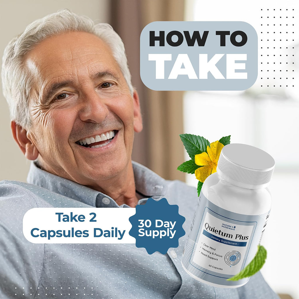 Quietum Plus – Herbal Extract Capsules – 60 Ct, 6 Month Supply