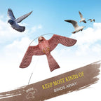 Flerigh Bird Hawk Flying Kite Without Pole for Crops Farm Protector Bird Scarer Flying Kites -Style A Kite Without Pole