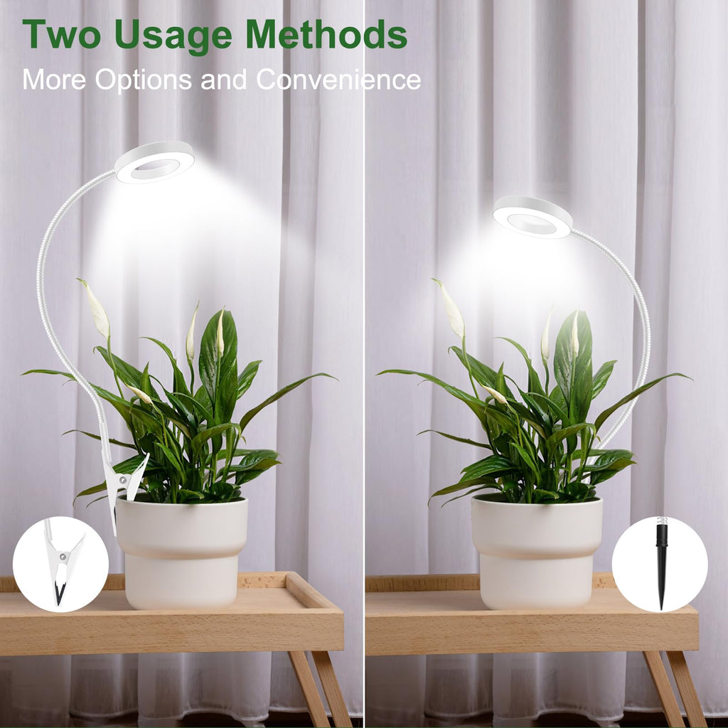 wolezek 2 in 1 Grow Lights for Indoor Plants, 3 Colors Plant Lights Indoor