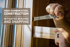 Spec Ops Tools Trim Bar, Pry Bar for Carpentry & Nail Pulling, High-Carbon Spring Steel, Beveled Edges, 9.5" Multi Pack