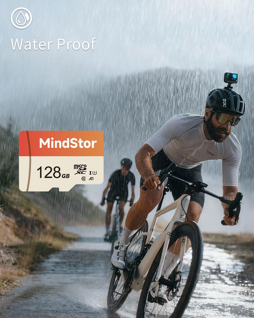 MindStor 128GB Micro SDXC Memory Card, 90MB/s Read, U1, A1, with Adapter