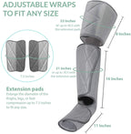 Leg Massager for Circulation - Foot and Calf Massager, Air Compression Leg Wraps Massage Boots Machine for Home Use Leg Massage - scd Machine for Calf, Thigh and Foot Massager, FSA or HSA Eligible