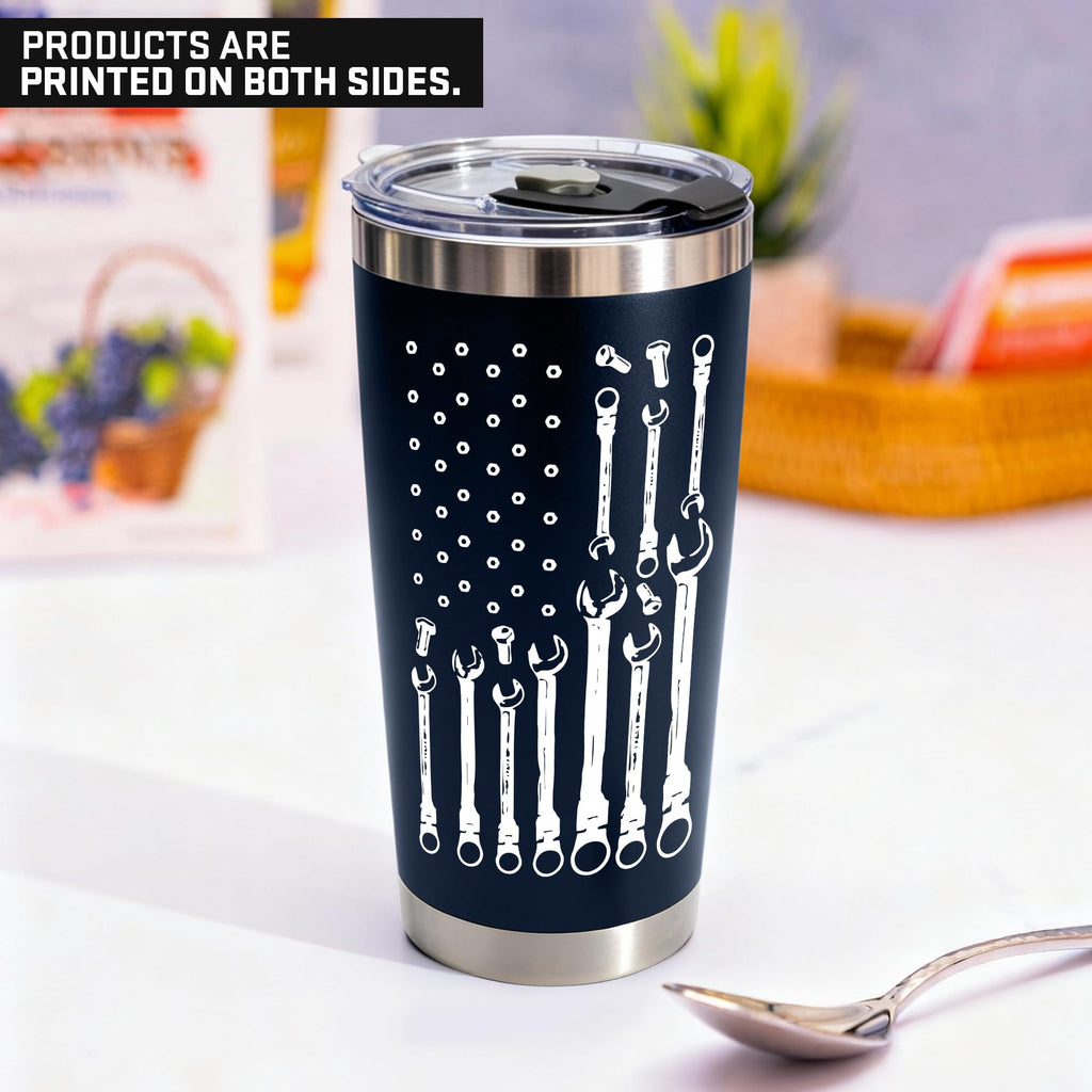 WITTSPOT Birthday Gifts for Men, Dad, Him, Handyman, Grandpa on Fathers Day, Christmas - Dads Birthday Gift Ideas - Cool Mens gifts Ideas, Mens Birthday Gift Ideas - Stainless Steel Men Tumbler 20Oz