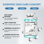 Stem Cell Serum for Face, 2 Pcs Microneedling Serum Ampoule for Anti-Aging, Helps Reduce the Look of Wrinkles and Scars, Hydrating Facial Serum to Use with and Without Micro Needling