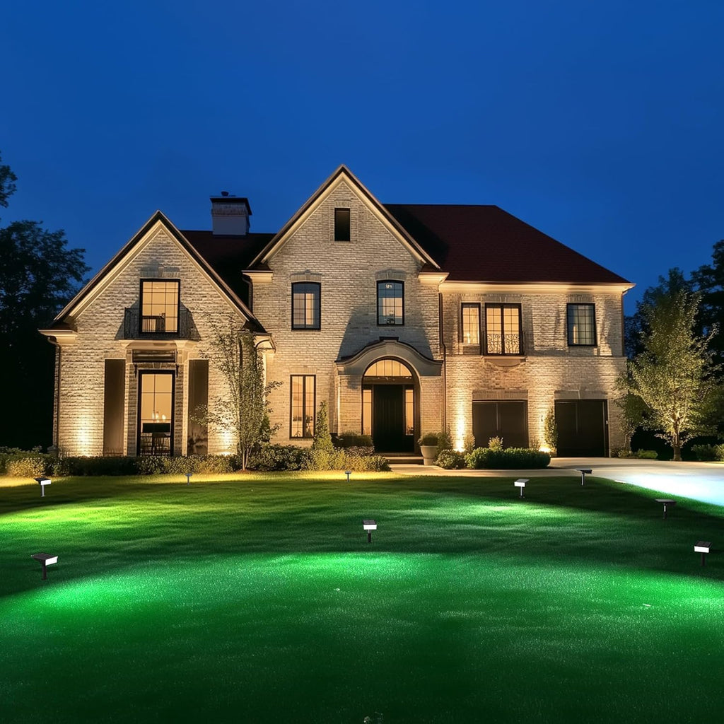 Consciot Solar Spot Lights Outdoor, Halloween Lights, 170° Wide Beam