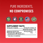 Approved Science Nattokinase - 4,000 FU - 200 mg - Free of Vitamin K2 - Contains BioPerine - One Month Supply - Vegan, Non-GMO - 180 Capsules