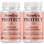 (2 Pack) New Era Protect Capsules, Official Newera Protect Pills for Women with All Natural Ingredients, Advanced New EraProtect Womens Health & Wellness Support Vitamin Supplement (120 Capsules)