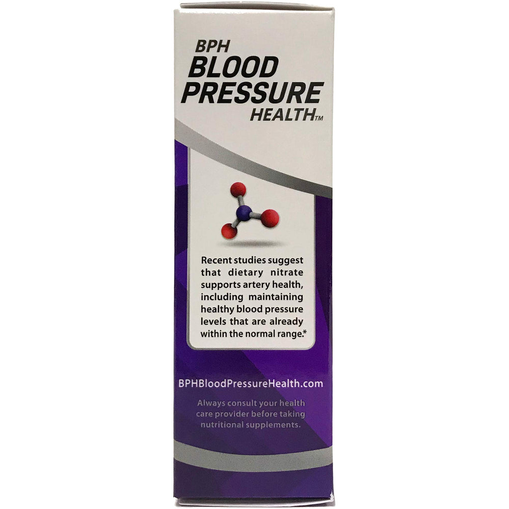 BPH Blood Pressure Health Maintenance Dietary Supplement Caplets, Purple, Beetroot, 60 Count