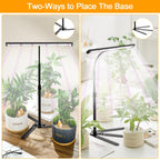 Super-Bright Grow Light for Indoor Plants, 6000K 108LEDs Full Spectrum Plant Lamp with Timer 4/8/12Hrs & Height Extendable for Home Office Desktop Plants, 12V 3A High Power Output for Faster Growth