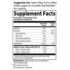 Garden of Life Dr. Formulated Brain Health 100% Organic Coconut MCT Oil 32 fl oz Unflavored, 13g MCTs, Body & Brain Fuel, Certified Non-GMO Vegan & Gluten Free, Hexane-Free