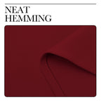 NICETOWN Burgundy Red Blackout Curtains for Living Room 42" x 63" 2 Panels