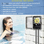 T101M Pool Timer Mechanism Only, Pool Pump Timer, 120V 2HP SPST 40A Time Switch, 24 Hour 12 ON/Off for Pool Pump, Heavy-Duty Mechanical Time Switches,Time Switch Mechanism Only, 5 Years Warranty