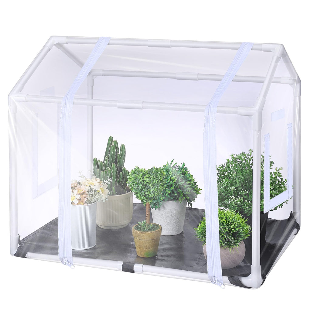 Mini Greenhouse with Potting Mat for Indoor Plant, Portable Greenhouse