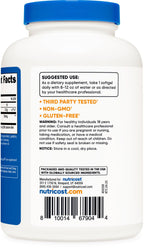 Nutricost Ubiquinol Softgels (100mg, 240 Softgels) - Superior Absorption Antioxidant | Active Form of CoQ10 - Gluten Free, Non-GMO