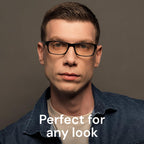 Gaoye 2-Pack of Reading Glasses - Blue-Light Filter, UV Protection - Readers with Rectangle Frames