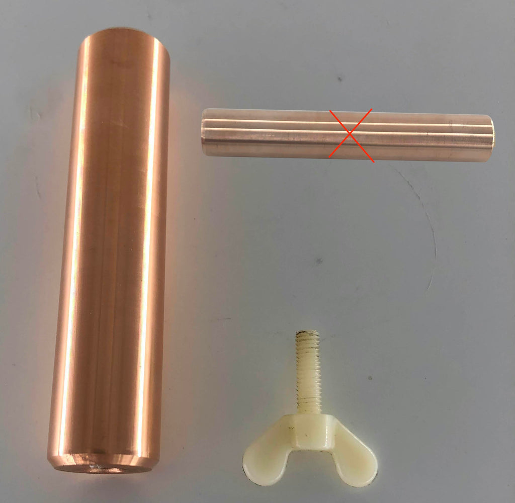 sunsest Original 0.97'' Diameter Copper Anode Replacement, Much Bigger Than 0.71'' Thicknest Copper Replacement, 4.32 x 0.97 inch, for Solar Pool Ionizer,Solar Chlorine,for Most Brand,Threaded M6