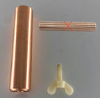 sunsest Original 0.97'' Diameter Copper Anode Replacement, Much Bigger Than 0.71'' Thicknest Copper Replacement, 4.32 x 0.97 inch, for Solar Pool Ionizer,Solar Chlorine,for Most Brand,Threaded M6